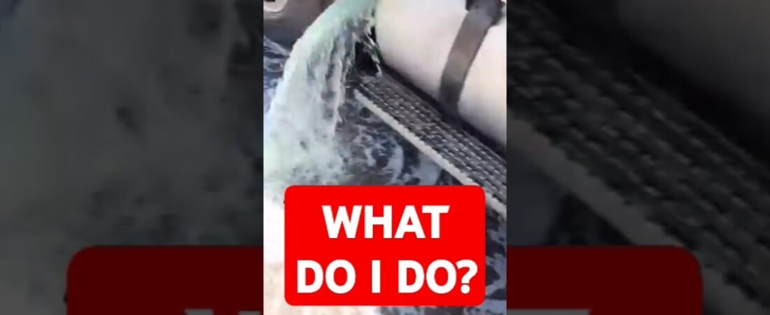 Trucker’s Milk Delivery Gone Wrong! 😱 #shorts #trucking