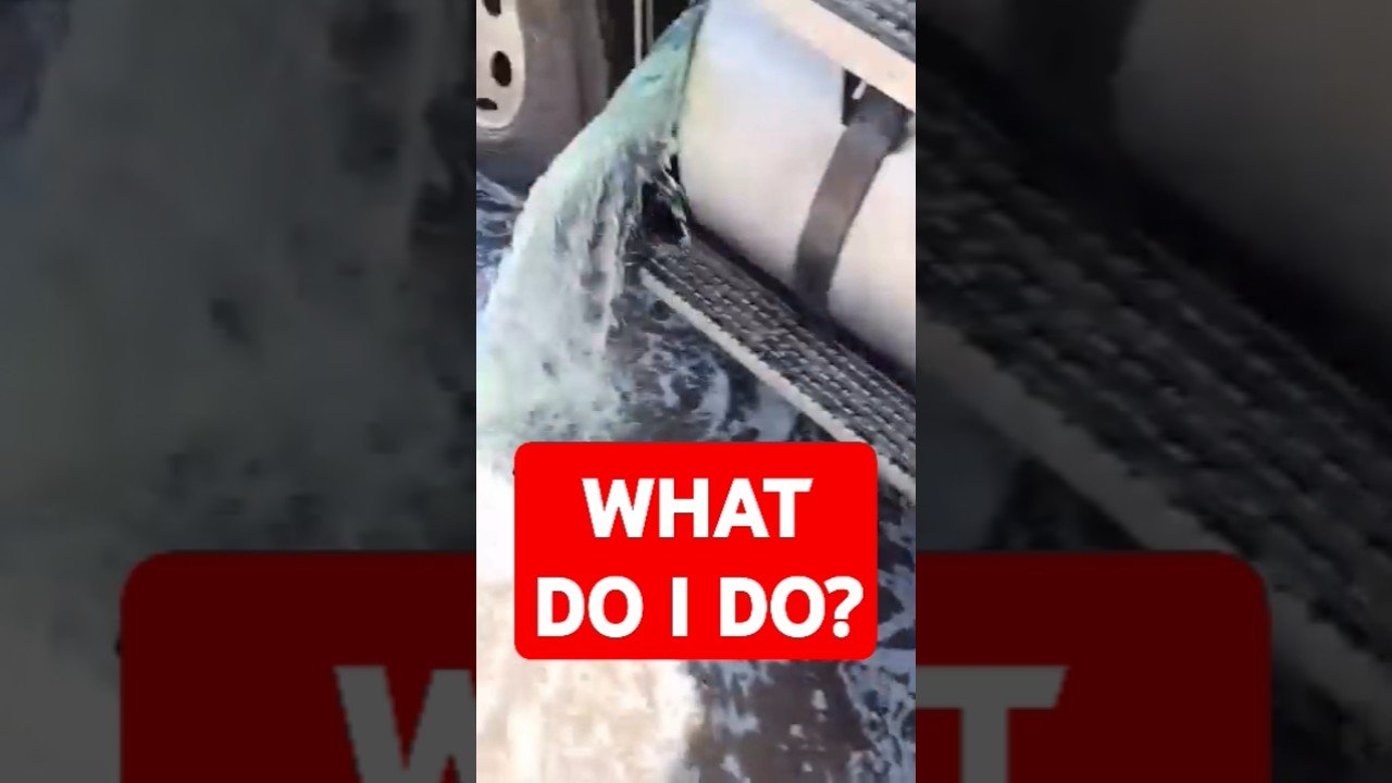 Trucker’s Milk Delivery Gone Wrong! 😱 #shorts #trucking