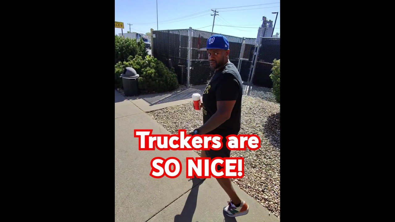 Truckers are So Nice. I wish I knew this man. He makes trucking FUN FOR EVERYONE!