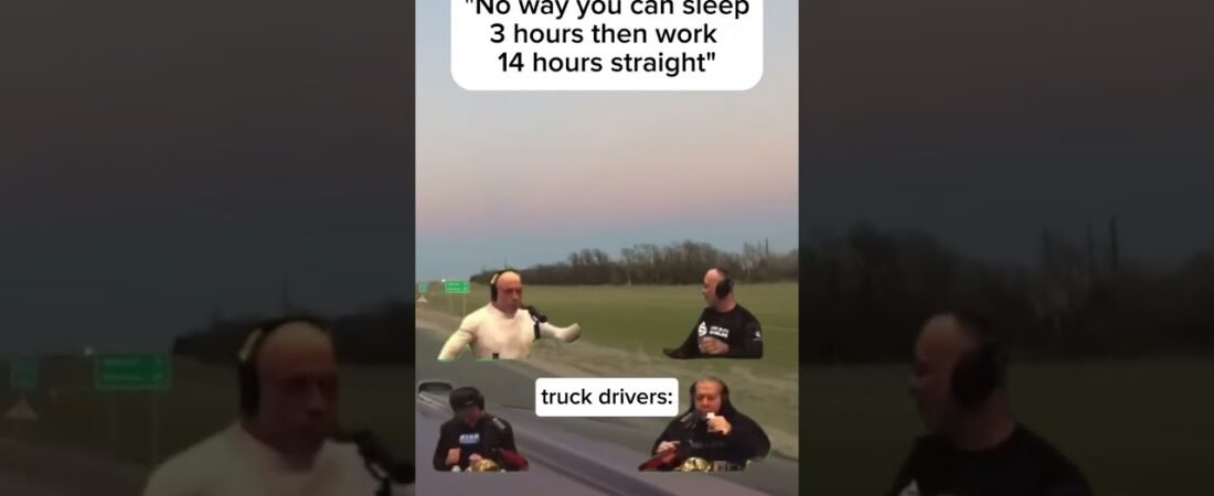 Truckers are just built different. Nobody knows how it happened.