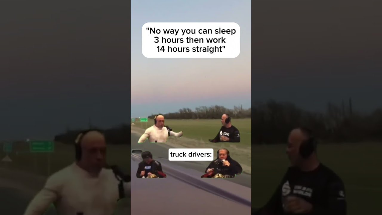 Truckers are just built different. Nobody knows how it happened.