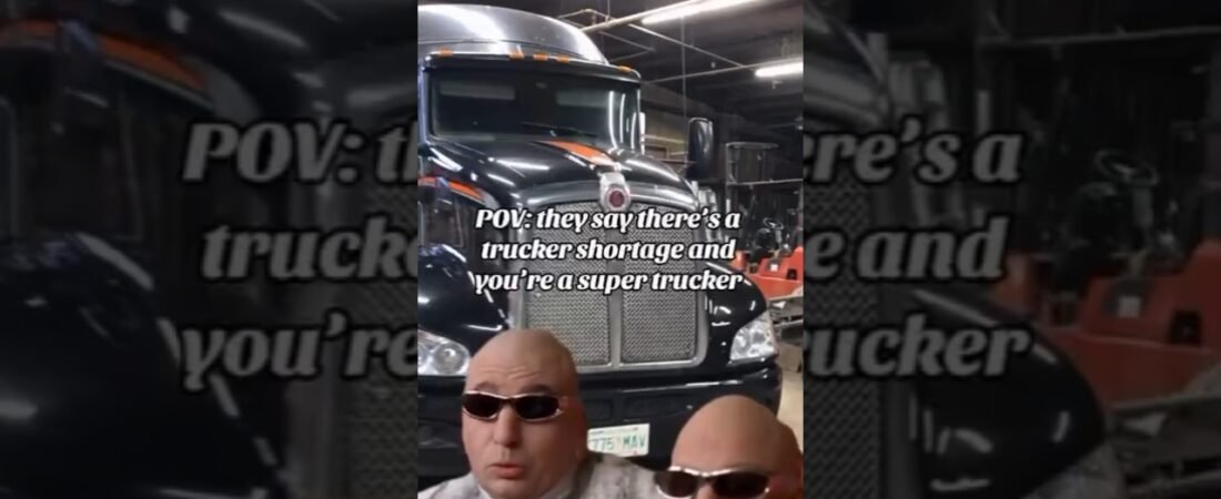 Truckers are out here making this look good. You can learn a lot from a Trucker driver.