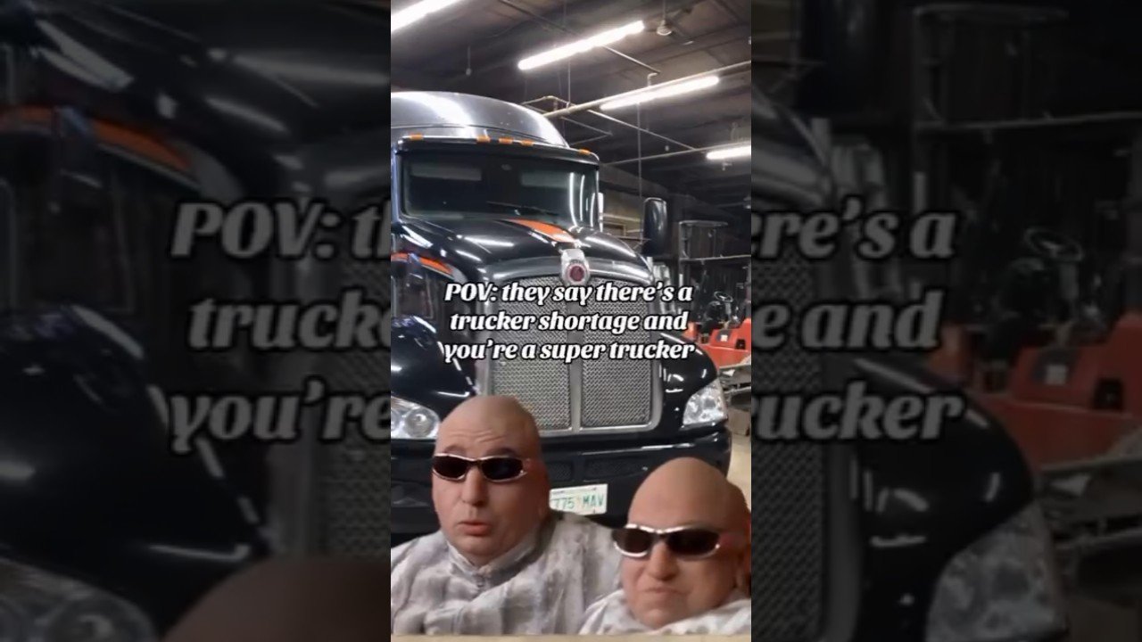 Truckers are out here making this look good. You can learn a lot from a Trucker driver.