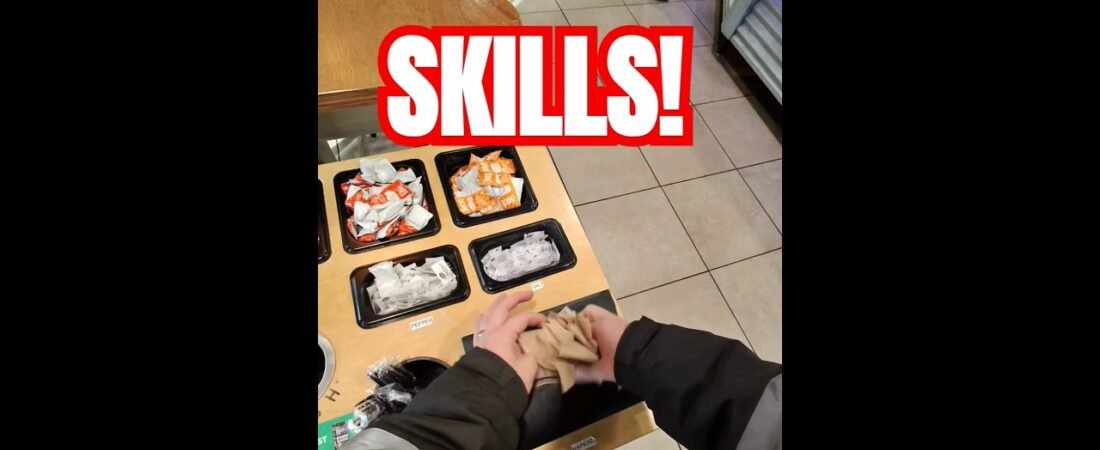 Truckers have all kinds of skills that regular people would never see. This is one of those skills.