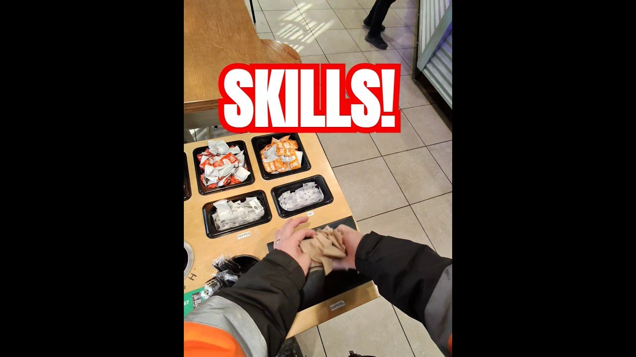 Truckers have all kinds of skills that regular people would never see. This is one of those skills.