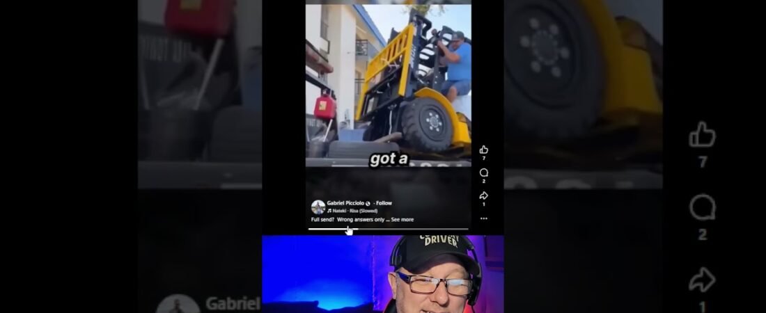 Truckers should never drive fork lifts