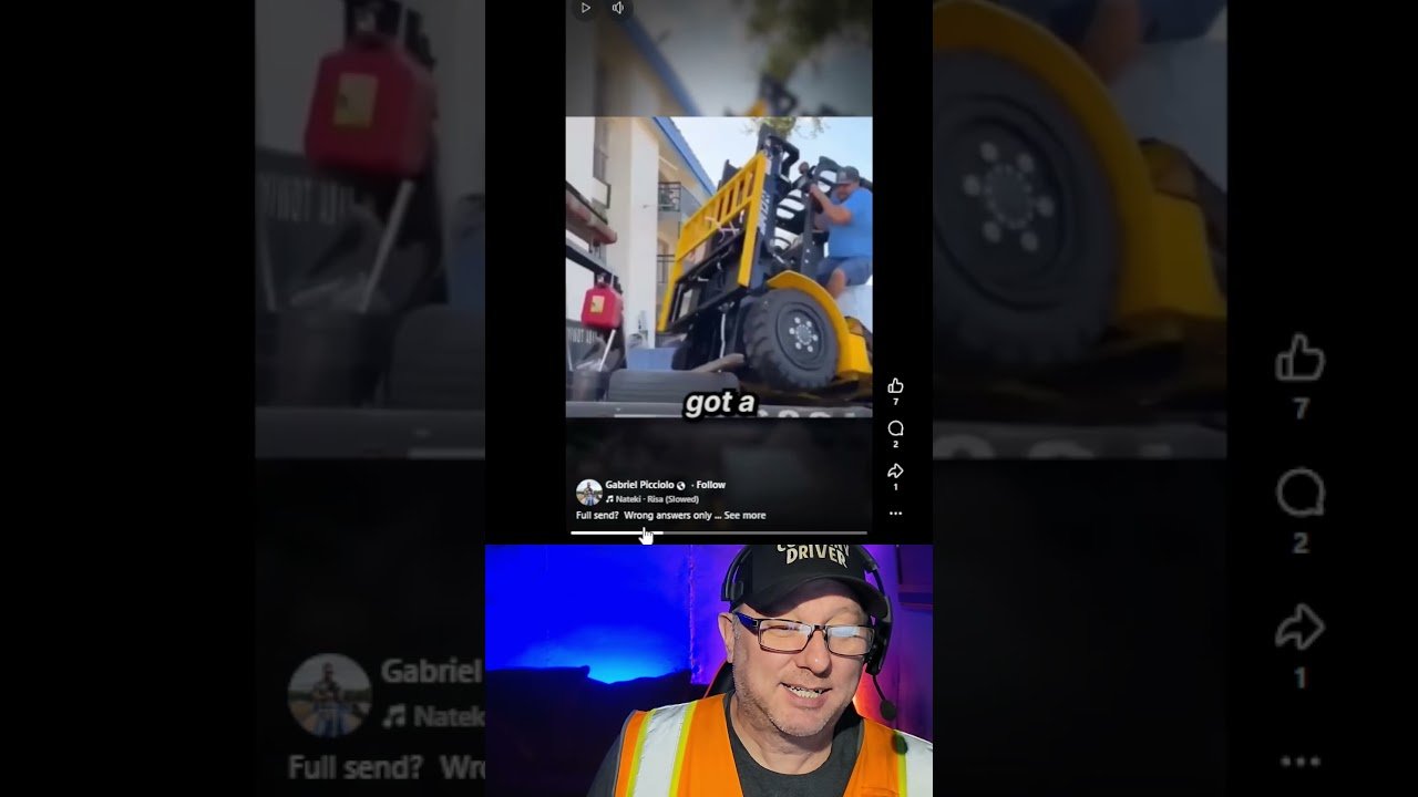 Truckers should never drive fork lifts