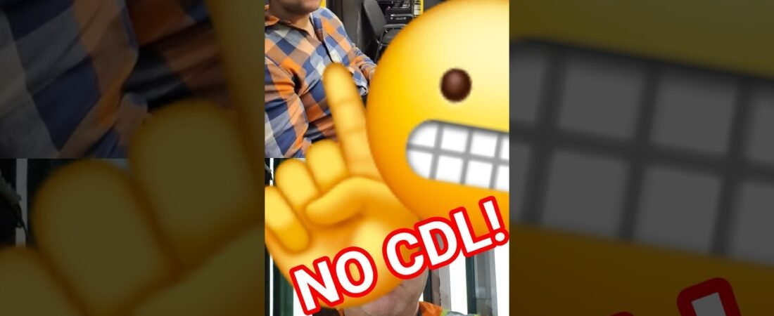 UNDERCOVER TRUCKER EXPOSED DRIVER WITH NO CDL!