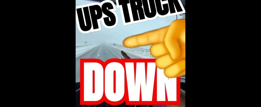 UPS TRUCK DOWN! You won’t believe this mess.