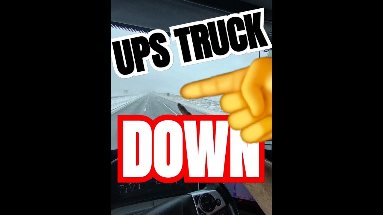 UPS TRUCK DOWN! You won’t believe this mess.
