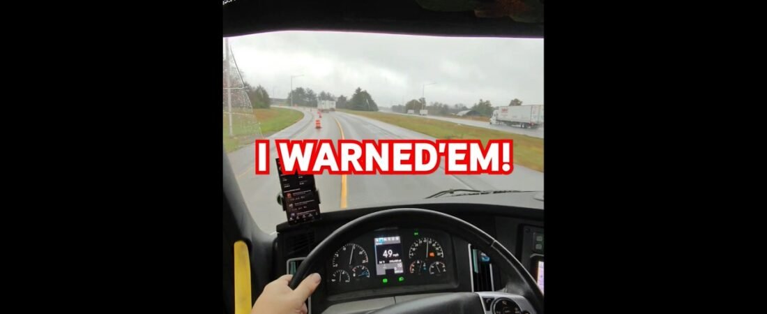 Using the CB Radio to warn drivers of road hazards is important. But not like this, drivers!