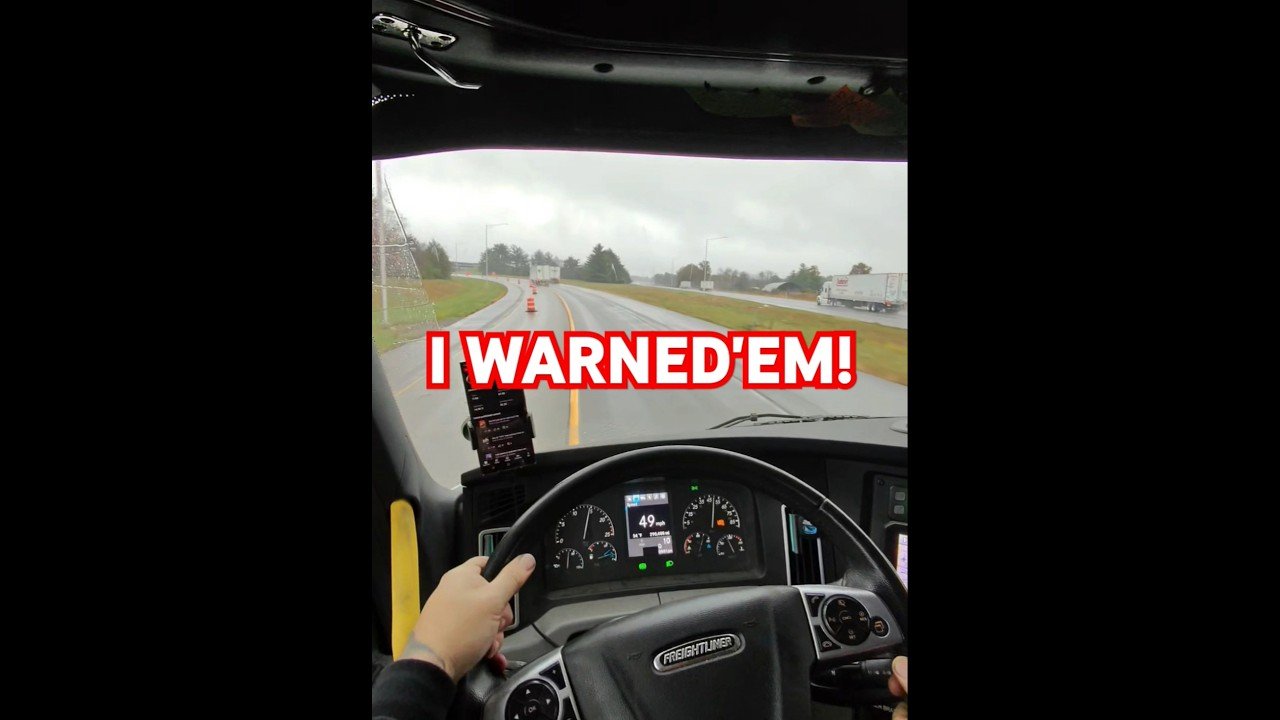 Using the CB Radio to warn drivers of road hazards is important. But not like this, drivers!