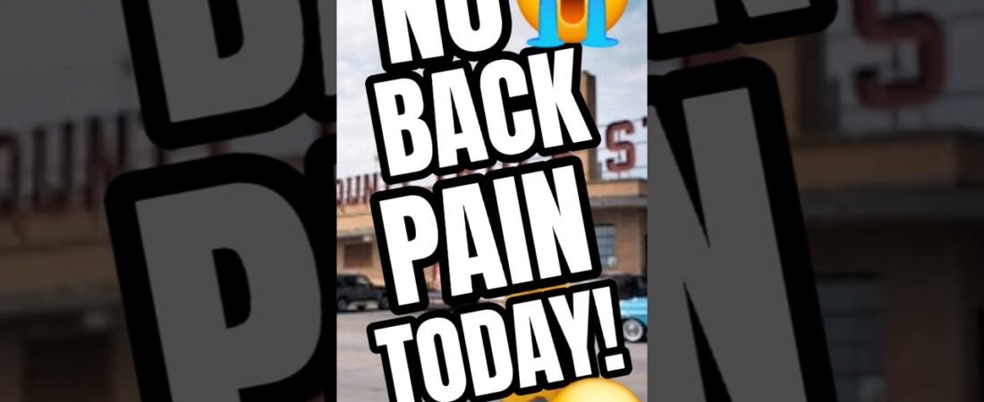WALKING TO THE TRUCKSTOP WITHOUT BACK PAIN IS RARE FOR TRUCKERS. This is that moment.