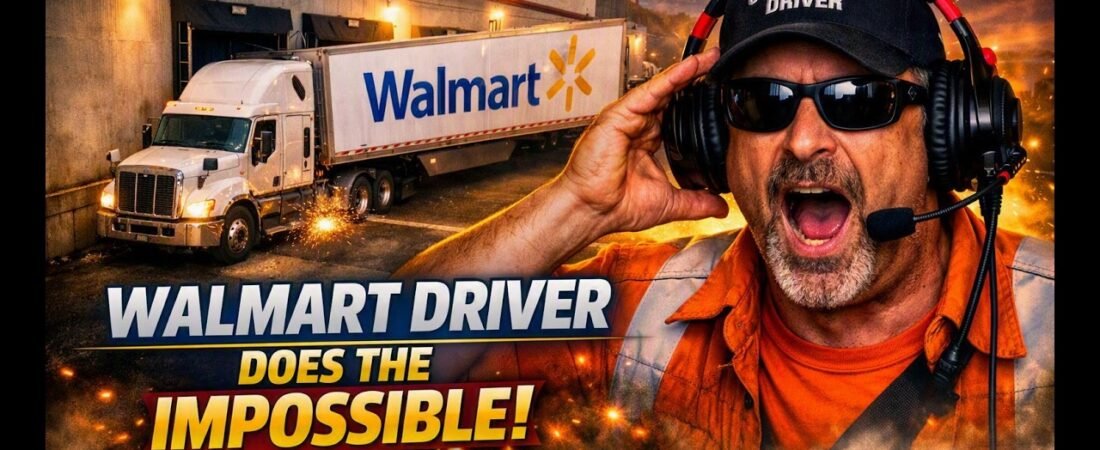 WALMART DRIVER DOES THE IMPOSSIBLE!