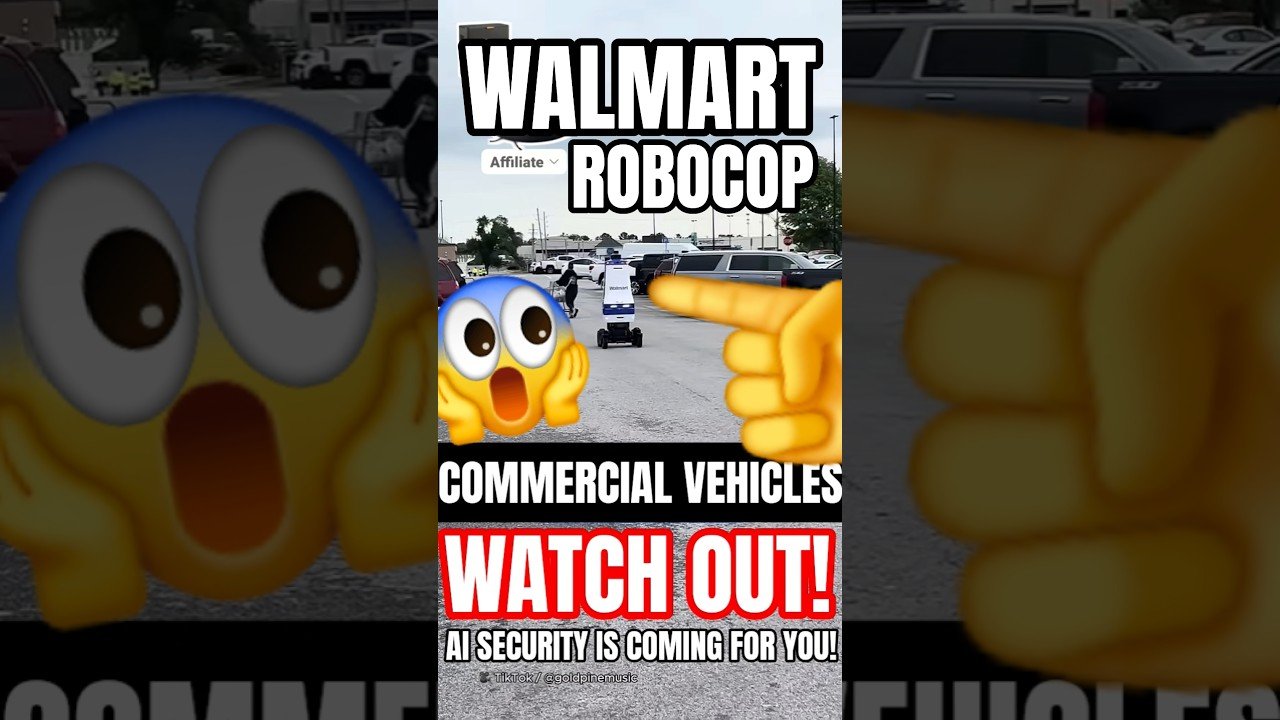 WALMART ROBOCOP TO BUST COMMERCIAL VEHICLES PARKING OVERNIGHT! $10,000 FINES!