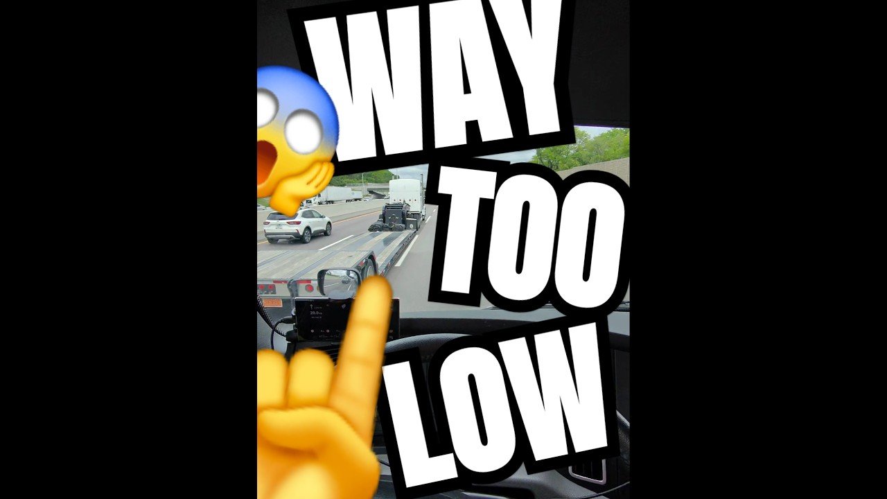 WAY TOO LOW! This lowboy broke all the rules!