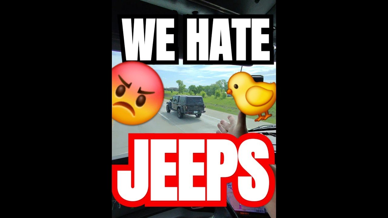 WE HATE JEEPS! JEEPS HAVE GOT TO GO! We hate them and your rubber ducks.