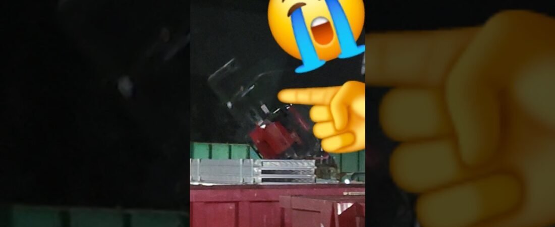WE LOST A FORKLIFT TONIGHT, BUT IT WILL NEVER BE FORGOTTEN!