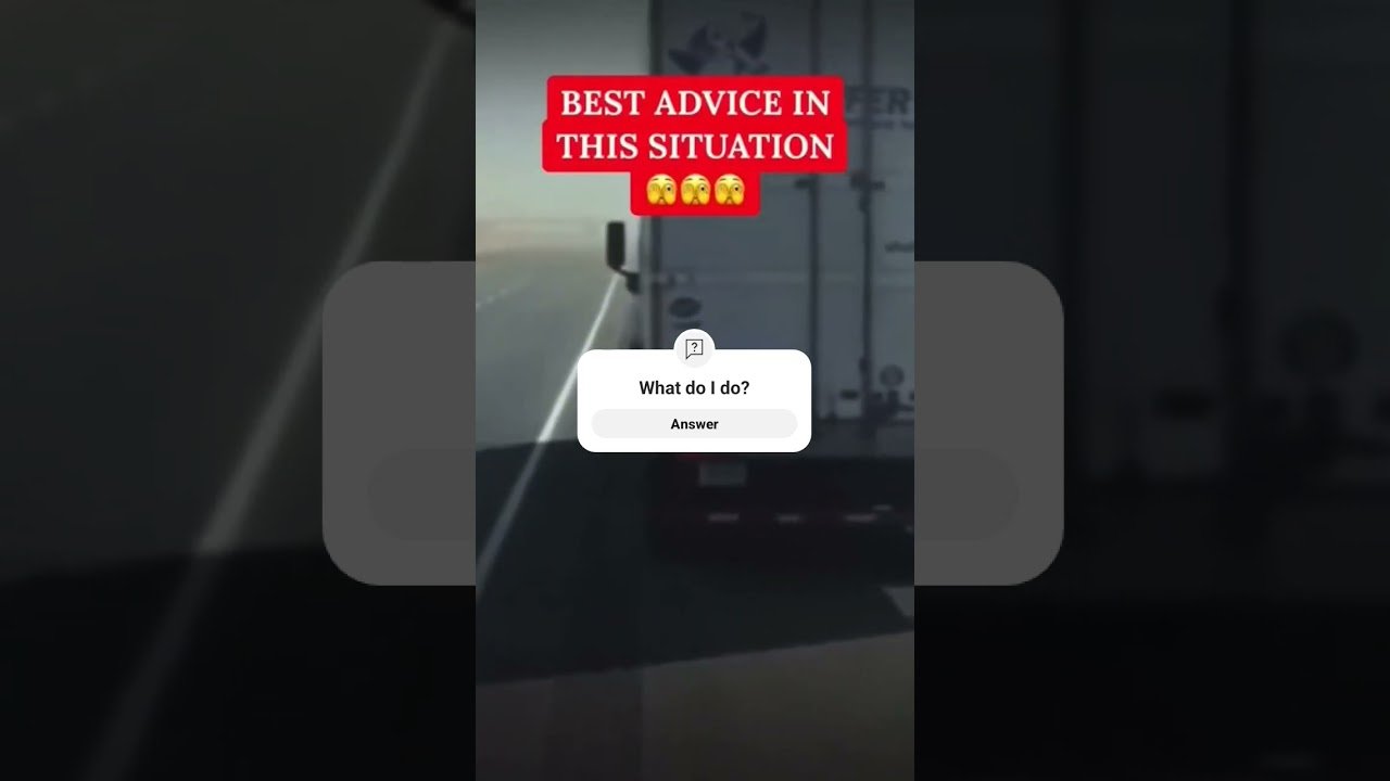 WHAT DO I DO NOW? What’s your advice for this situation? We’ve all been here before at least once.