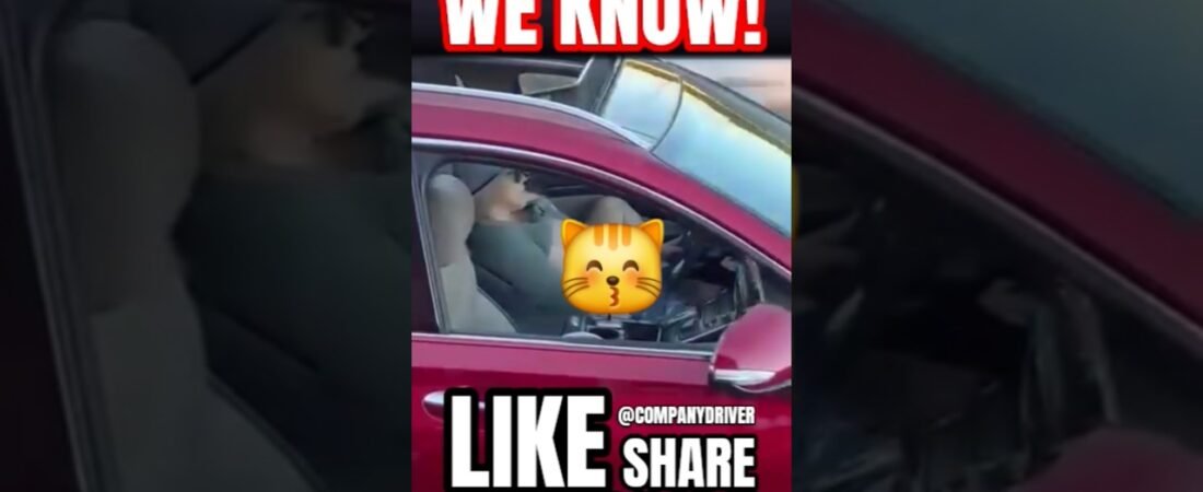 WHAT IS SHE DOING TO HERSELF? DOES SHE KNOW TRUCKERS CAN SEE HER?