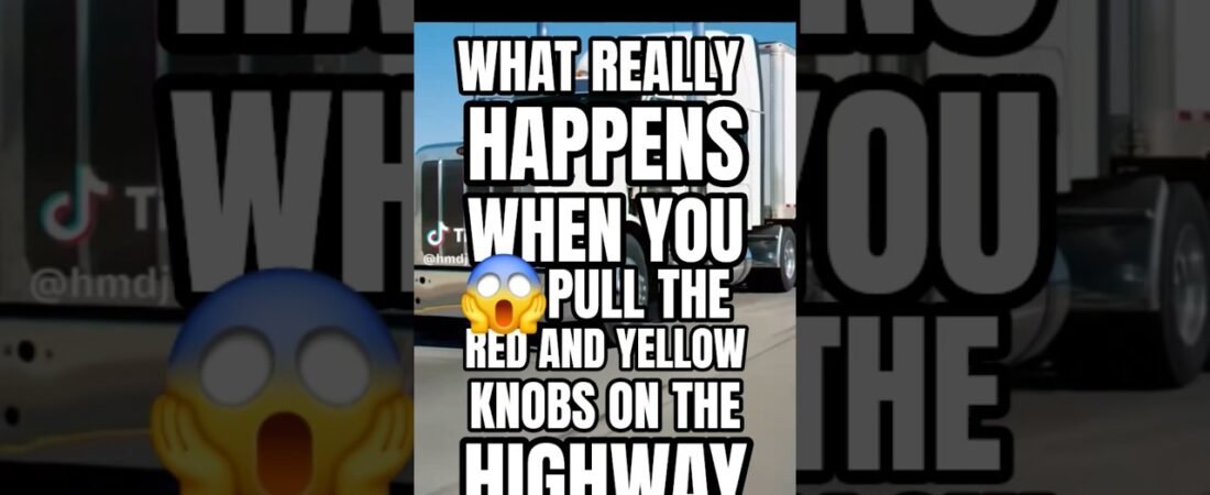 WHAT REALLY HAPPENS WHEN YOU PULL THE RED AND YELLOW KNOBS ON THE HIGHWAY.