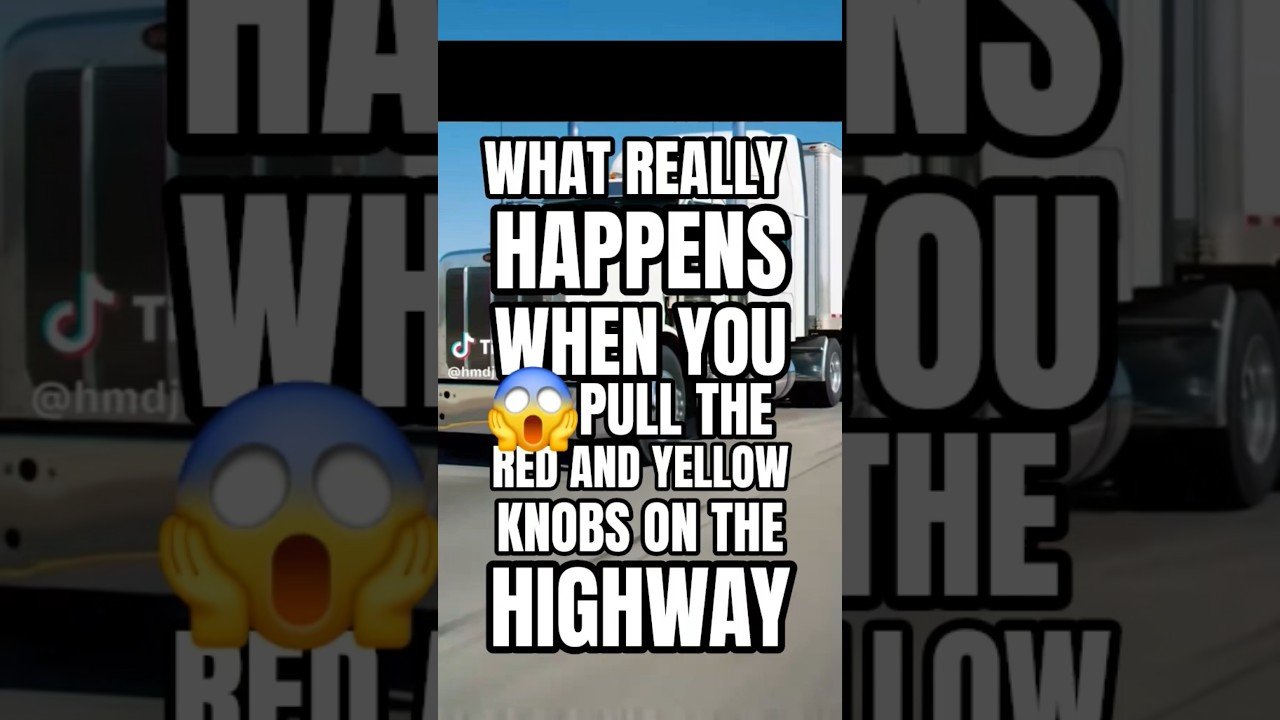 WHAT REALLY HAPPENS WHEN YOU PULL THE RED AND YELLOW KNOBS ON THE HIGHWAY.