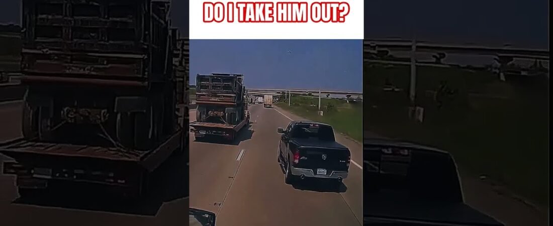 WHAT SHOULD I HAVE DONE TO THIS ANGRY DRIVER?