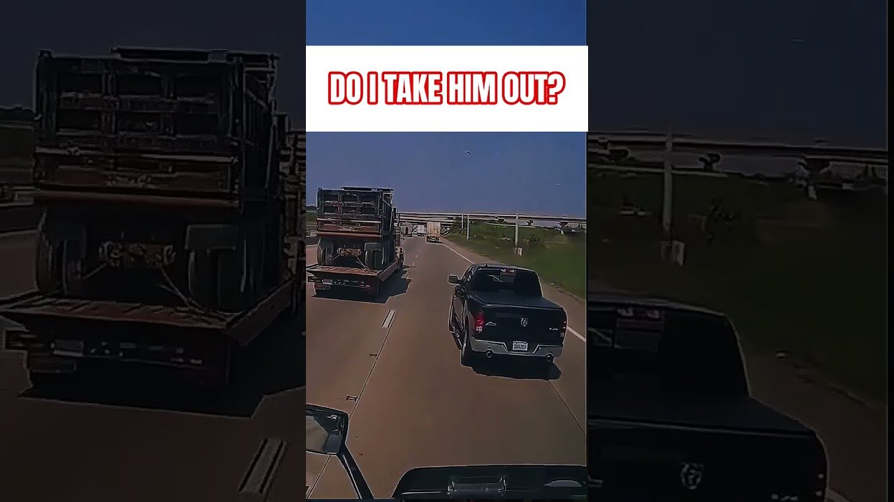 WHAT SHOULD I HAVE DONE TO THIS ANGRY DRIVER?