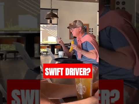 WHAT SWIFT DRIVERS DO WHILE PARKED AT THE FUEL PUMP. This is why we can’t have nice things.