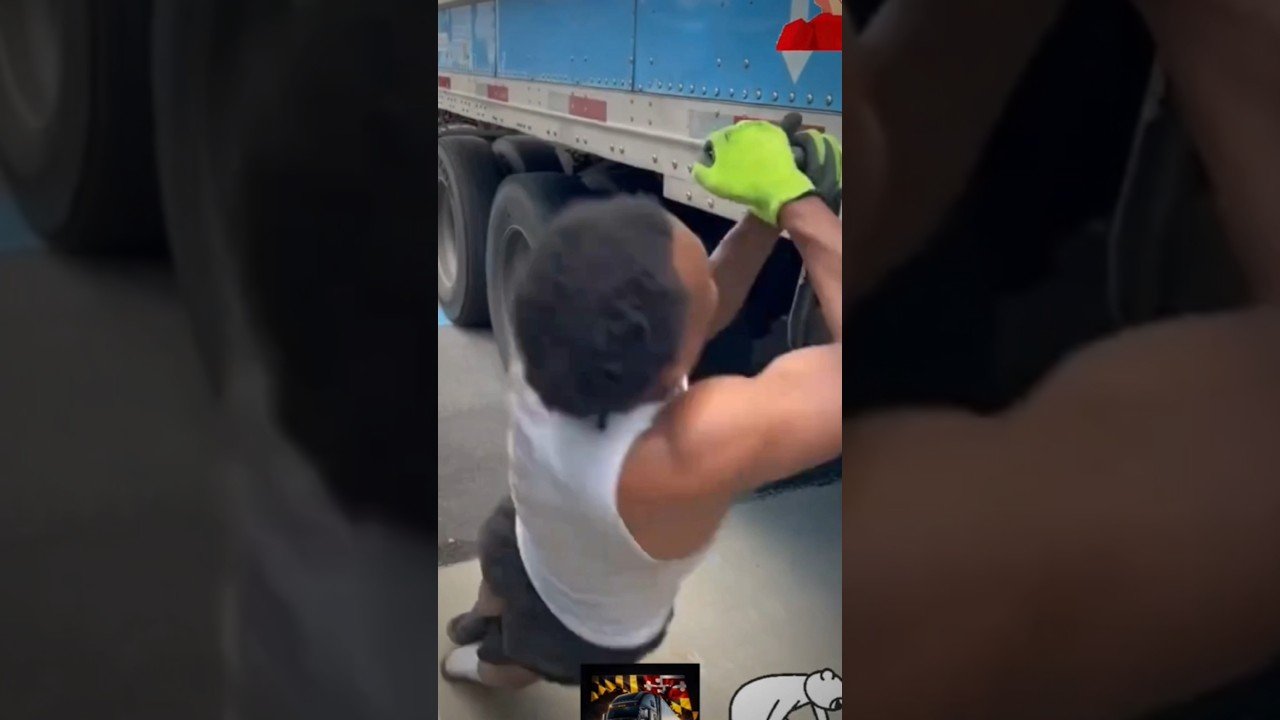 WHEN YOU CATCH A SOMALIAN TRUCKER TRYING TO STEAL YOUR TRAILER.