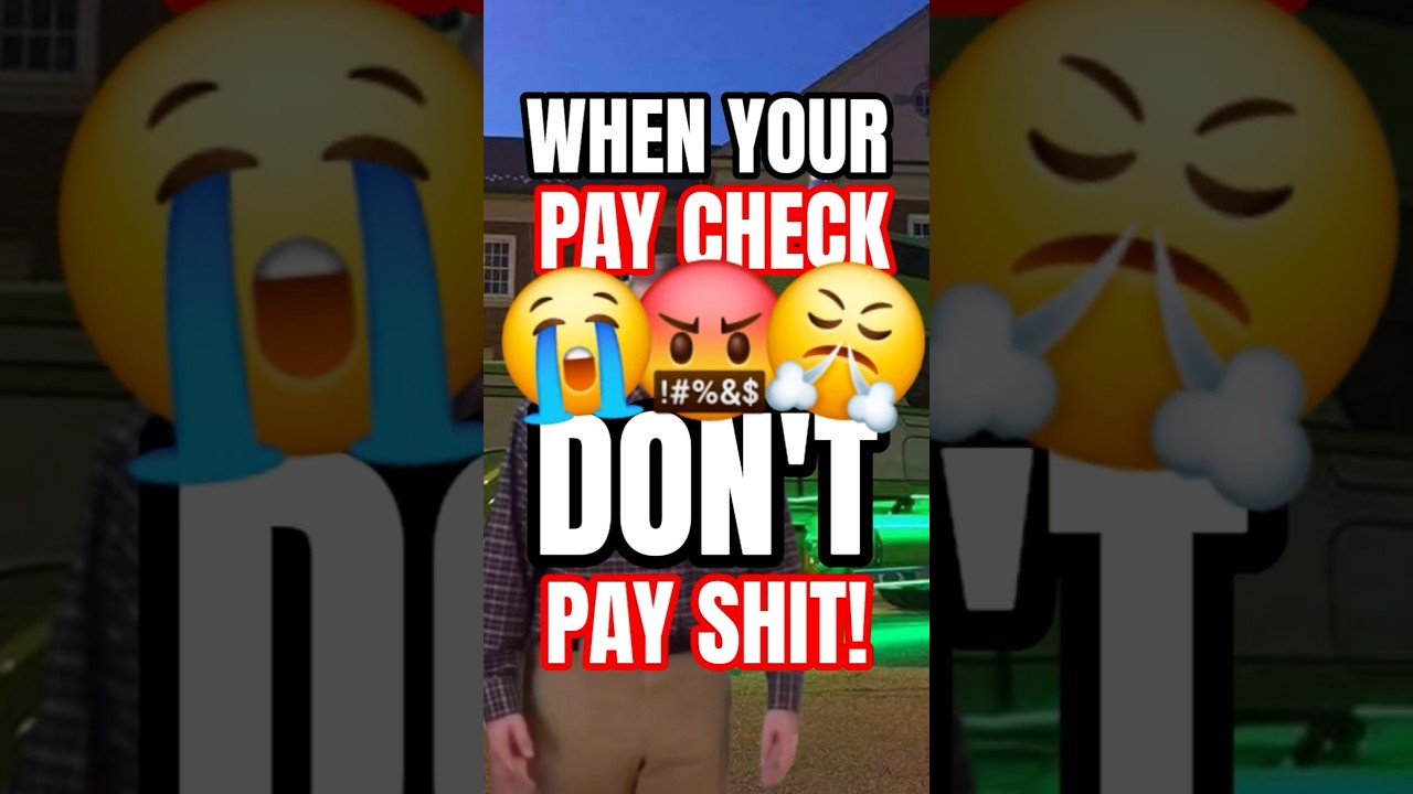 WHEN YOUR PAY CHECK DON’T PAY SH**! Why do we keep doing this to ourselves?