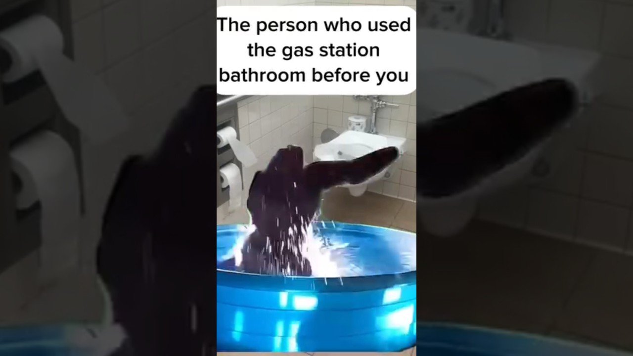 WHO DOES THIS IN THE BATHROOM? WE NEED RULES!
