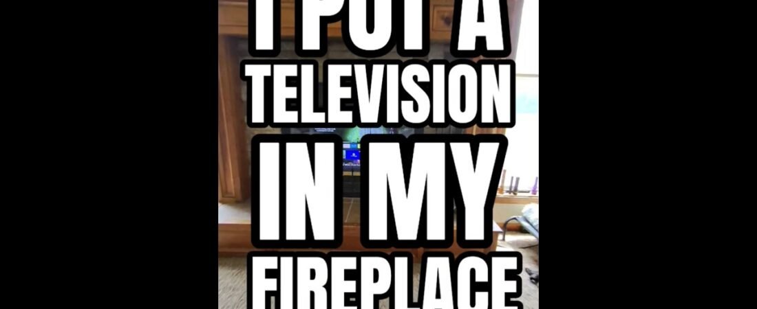 WHY I PUT A TELEVISOIN INSIDE OF MY FIREPLACE. TRUCKER MATH!