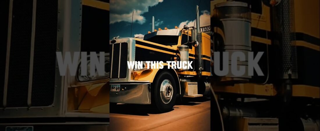 WIN THIS CUSTOM BUILT AMERICAN PETERBILT SEMI TRUCK!