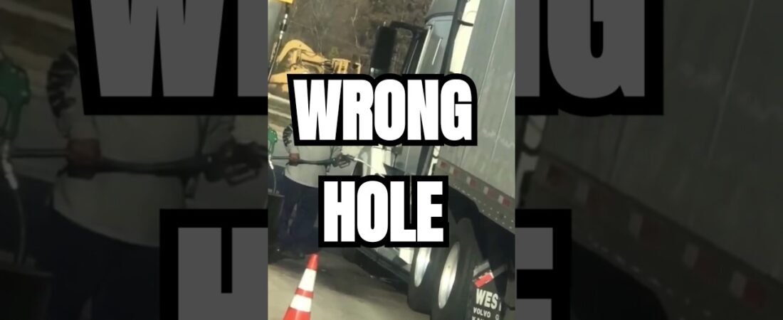 WRONG HOLE DRIVER! This won’t end well for anyone. Should I have warned him?