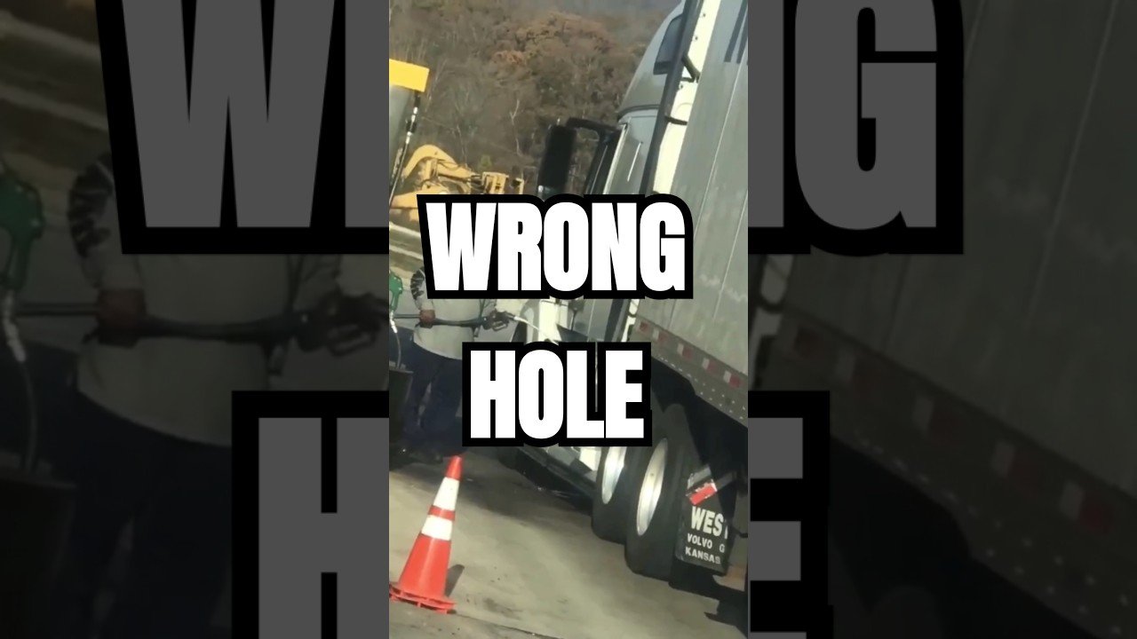WRONG HOLE DRIVER! This won’t end well for anyone. Should I have warned him?