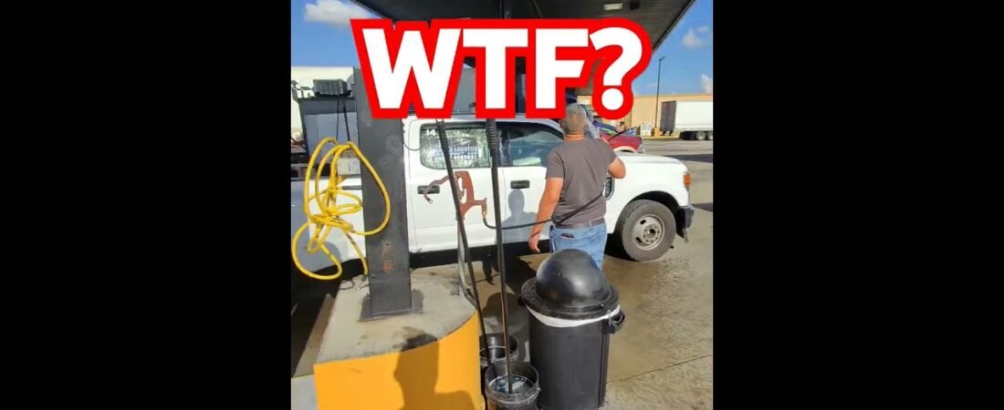WTF is he doing at the fuel pump? Do YOU do this, too? I bet you do! #boneheadtruckers