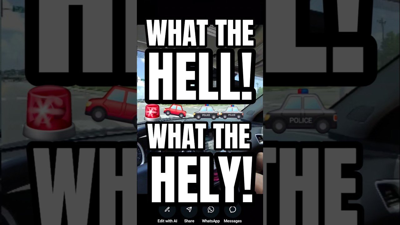 WTHELLY IS GOING ON HERE? High Speed Car Chase though the Park?