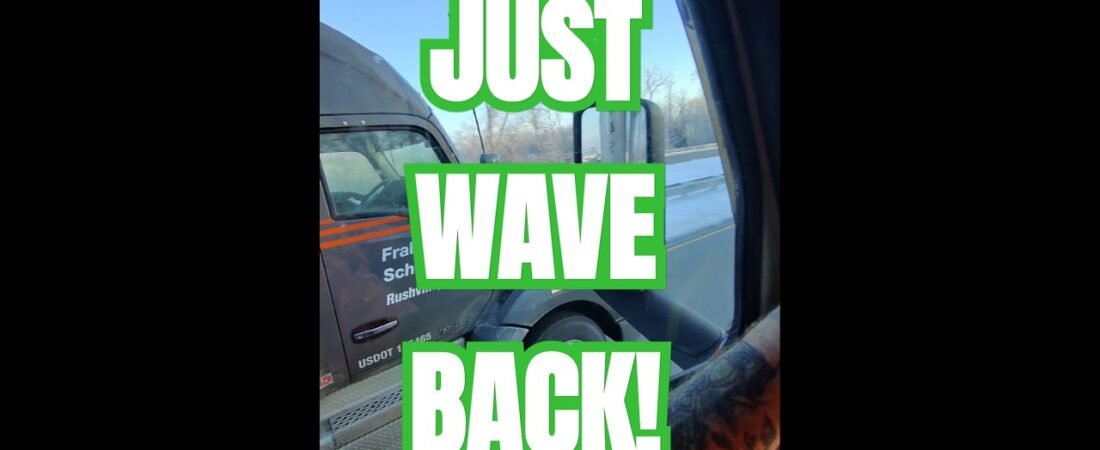 Waiving to other drivers ain’t what it used to be.