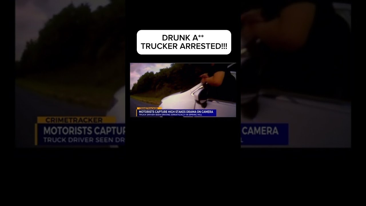 Wanna see a Drunk Trucker making the biggest mistake of his life? Well this is video is for you.