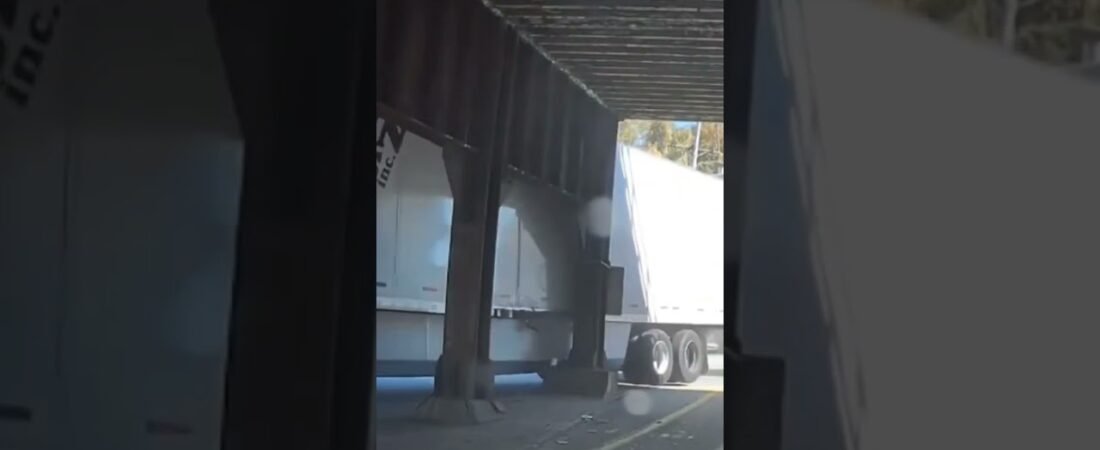 We all do this. Some drivers are just better at it than you are. This trucker is the best at it.