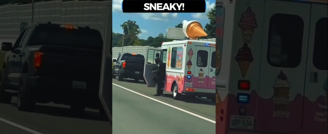 We are being HUNTED! Truckers Beware! ICE-CREAM TRUCK POLICE CAR!