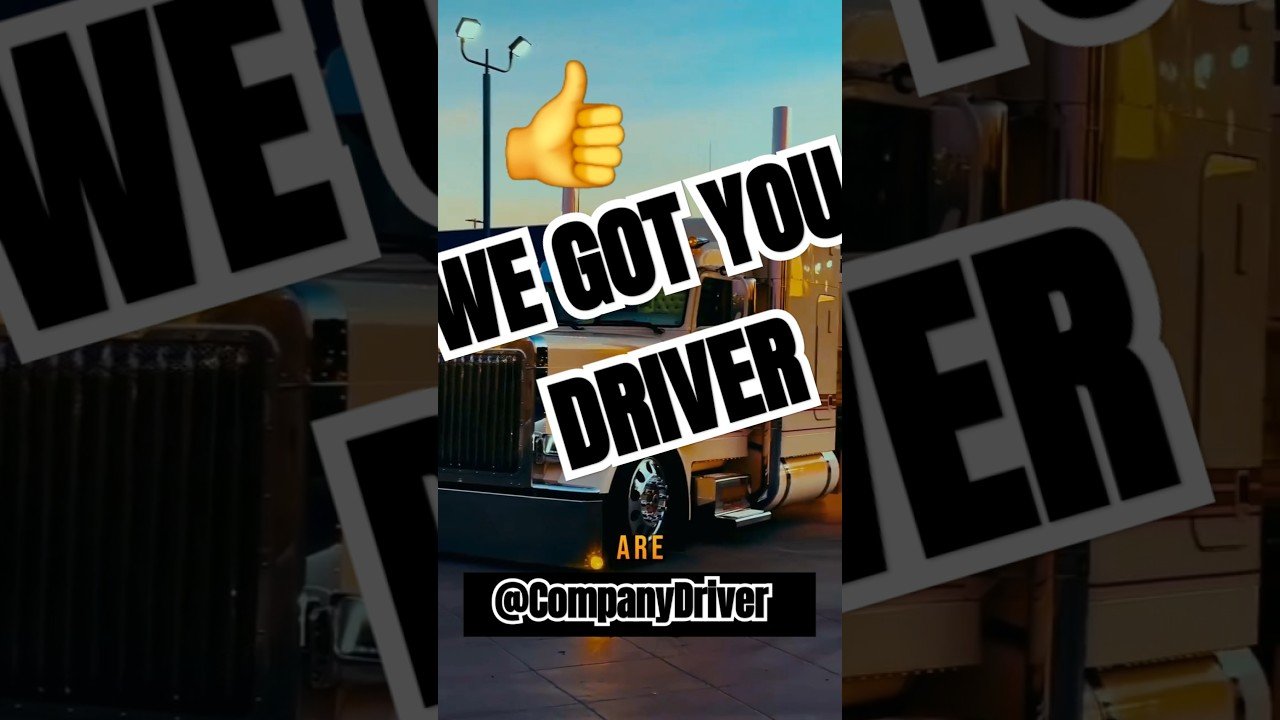 We got you, driver. We are proud of you. Truckers Support is necessary!