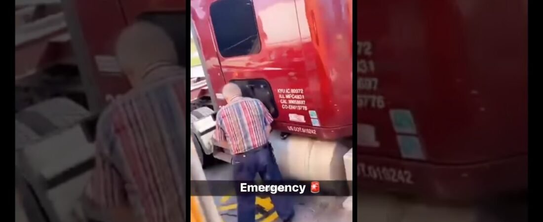 We had a little emergency at the fuel pump today. I hope he’s ok.