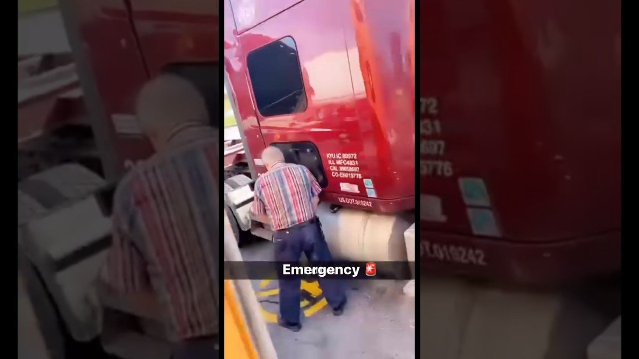 We had a little emergency at the fuel pump today. I hope he’s ok.
