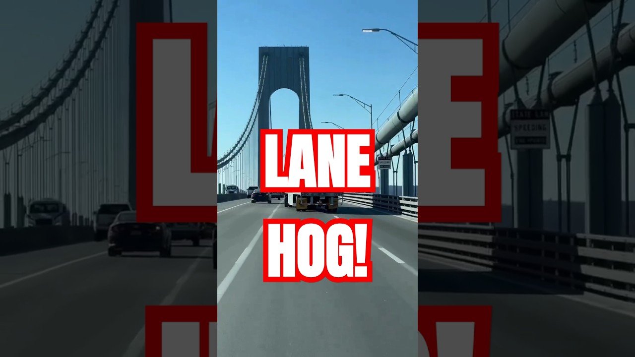 We have to stop these lane hogs that don’t care about the rule of law!