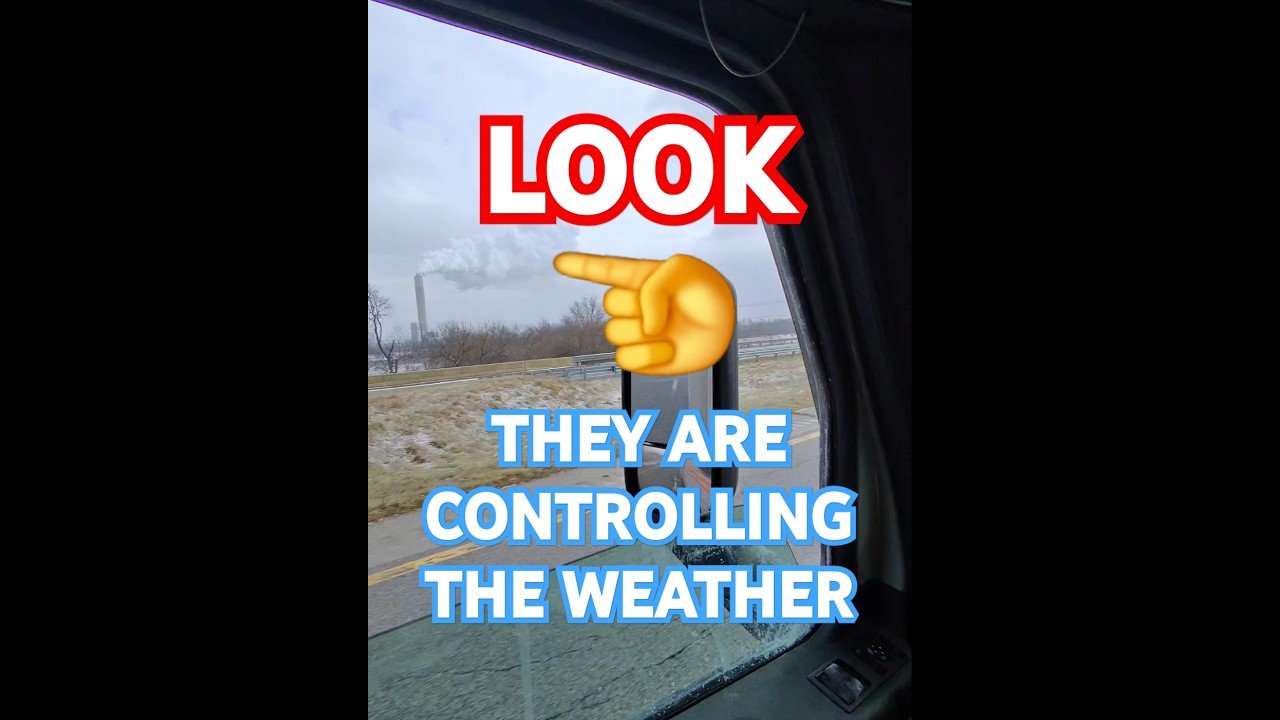 Weather machines are controlling the clouds and the rain.
