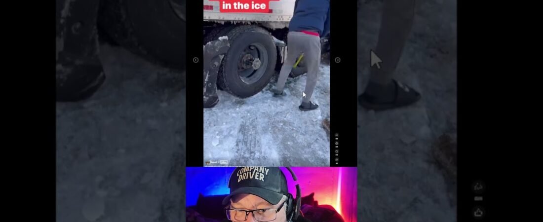 Welcome To American Trucking in the middle of Winter Snow! Don’t forget the flip flops.  #trucking