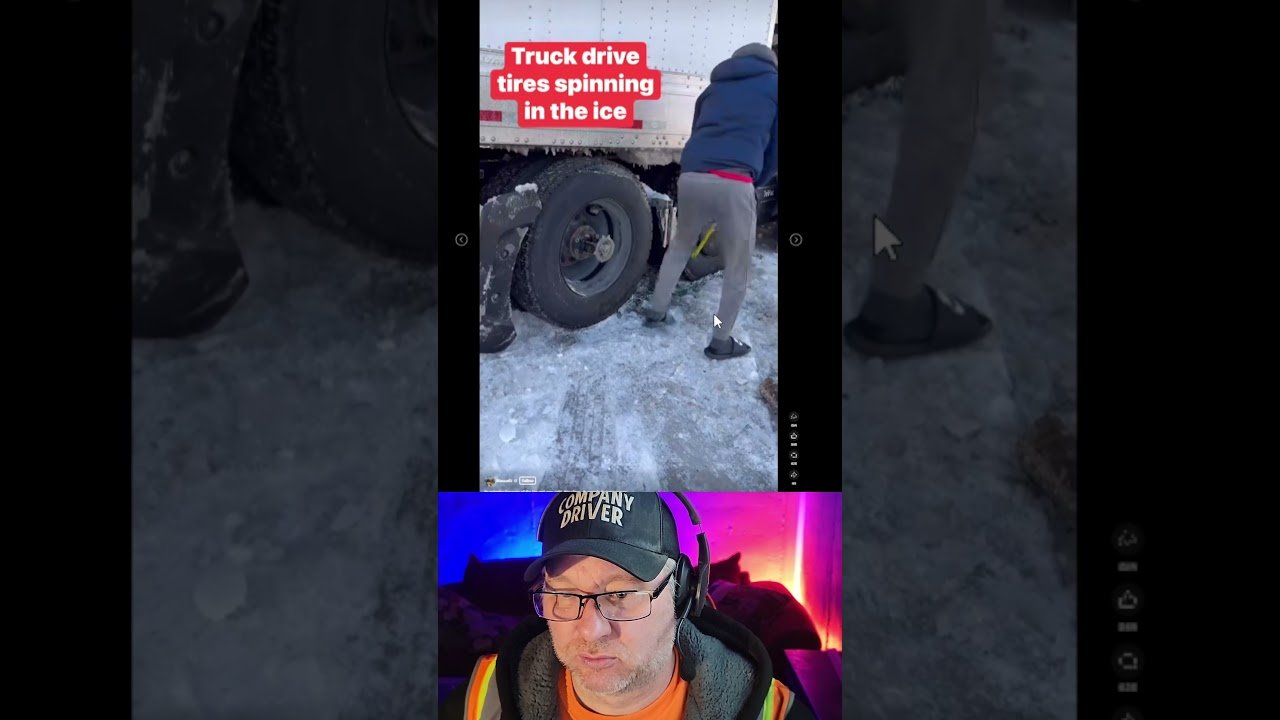 Welcome To American Trucking in the middle of Winter Snow! Don’t forget the flip flops. #trucking
