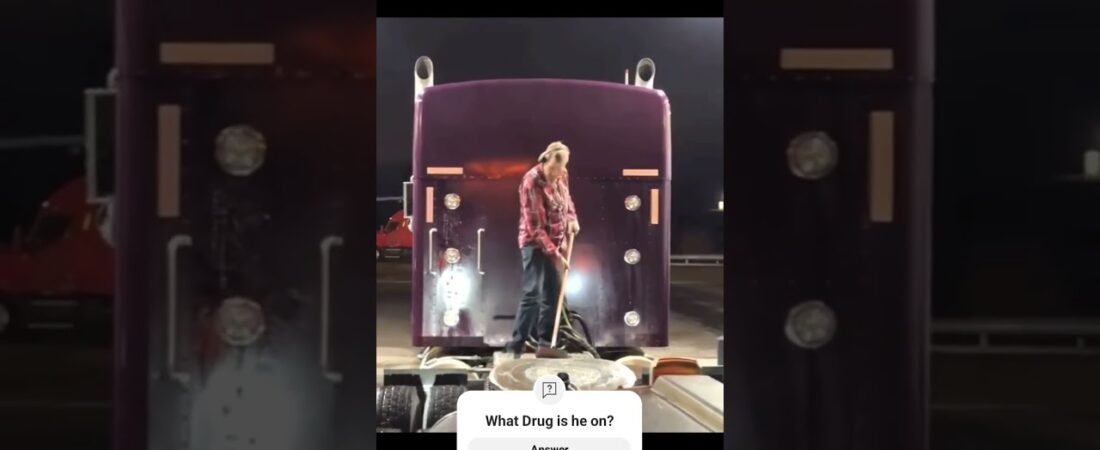 What Is this TRUCKER on? Wrong answers only! Driver Exposes The TRUTH about Truck Stop Antics.